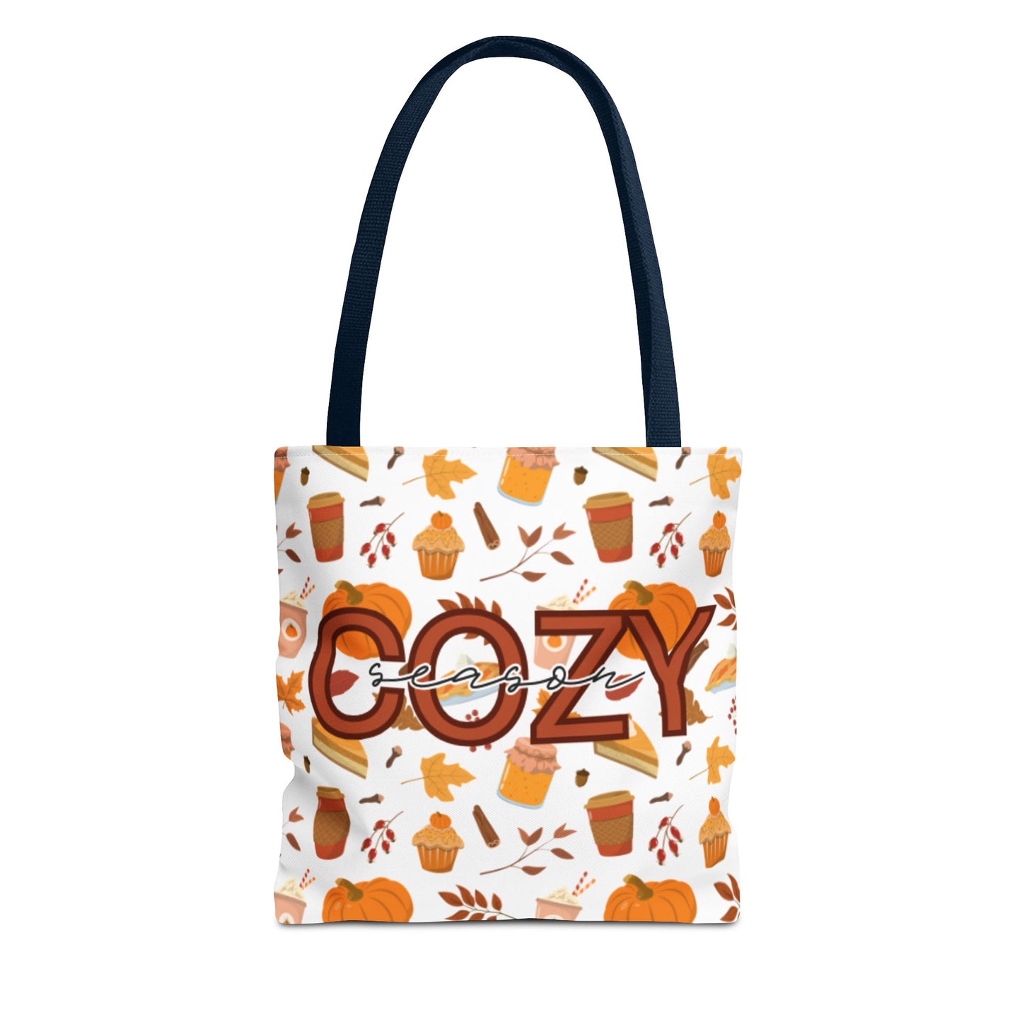 Cozy Season Tote Bag, Fall Tote, Autumn Bag, Halloween Shopping Bag, Seasonal Gift, Eco-Friendly Tote