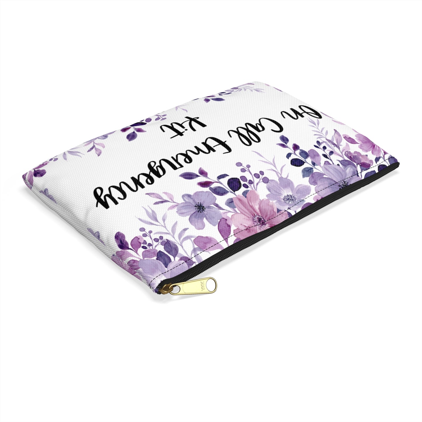 Floral "On Call Emergency Kit" Pouch, Travel Accessories, Makeup Organizer, Gift for Nurses, Health Care Essentials