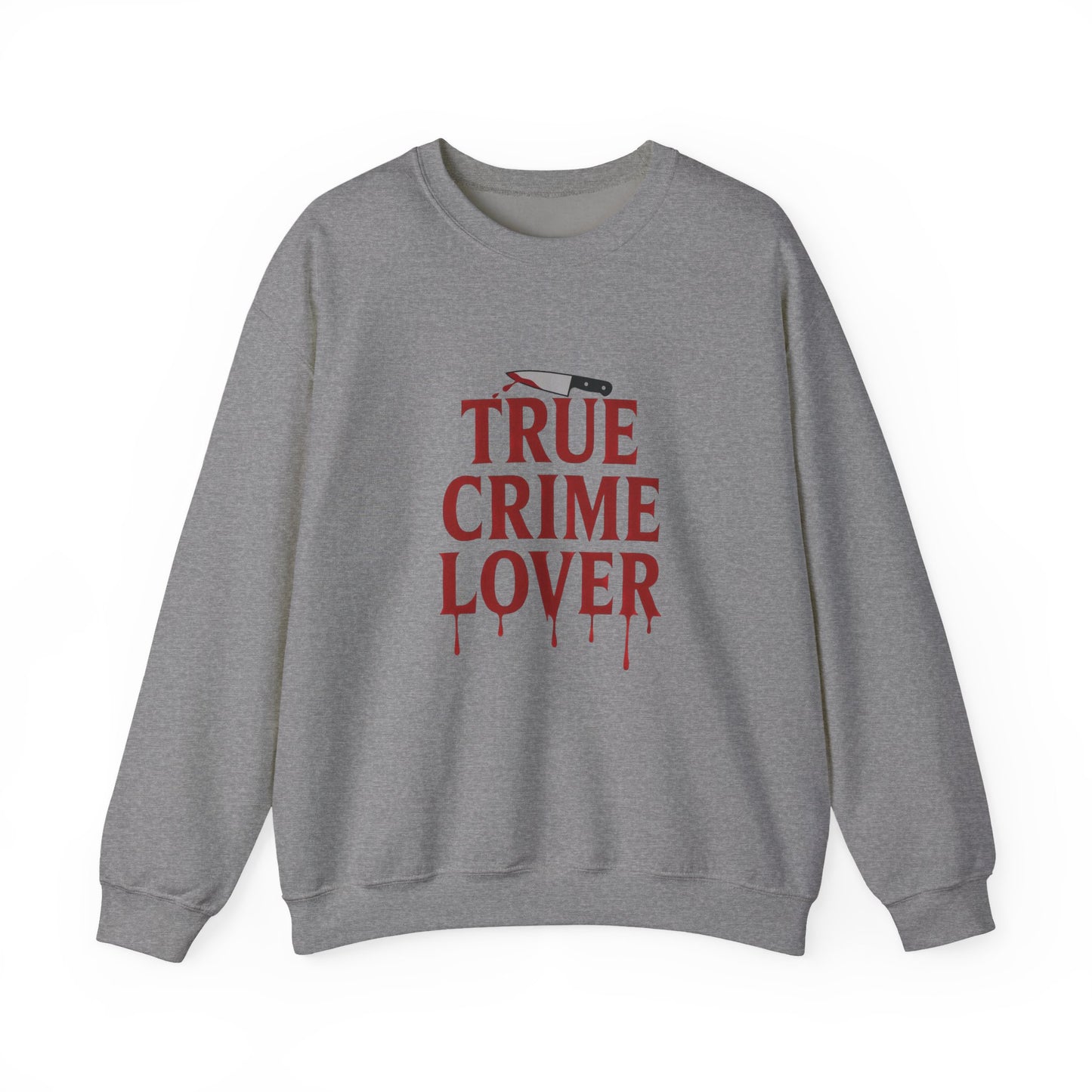 True Crime Lover Sweatshirt- Cozy Murder Show Crewneck, Funny Gift for Crime Junkies, Podcast Bingers & Sleuth Queens