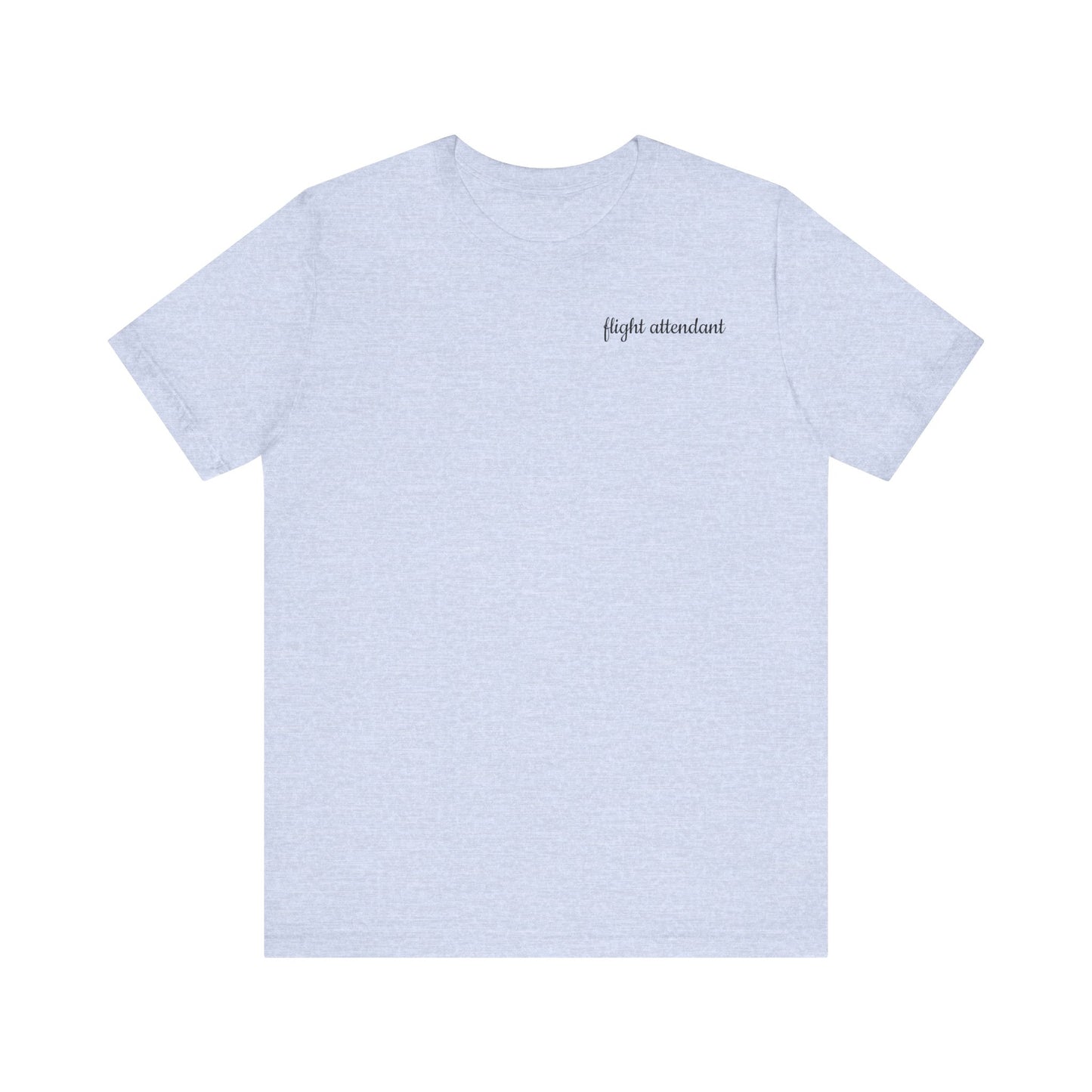Flight Attendant City Tee, Travel Shirt, Gift for Travelers, Comfortable Unisex Tee, Adventure Outfit, Wanderlust Apparel