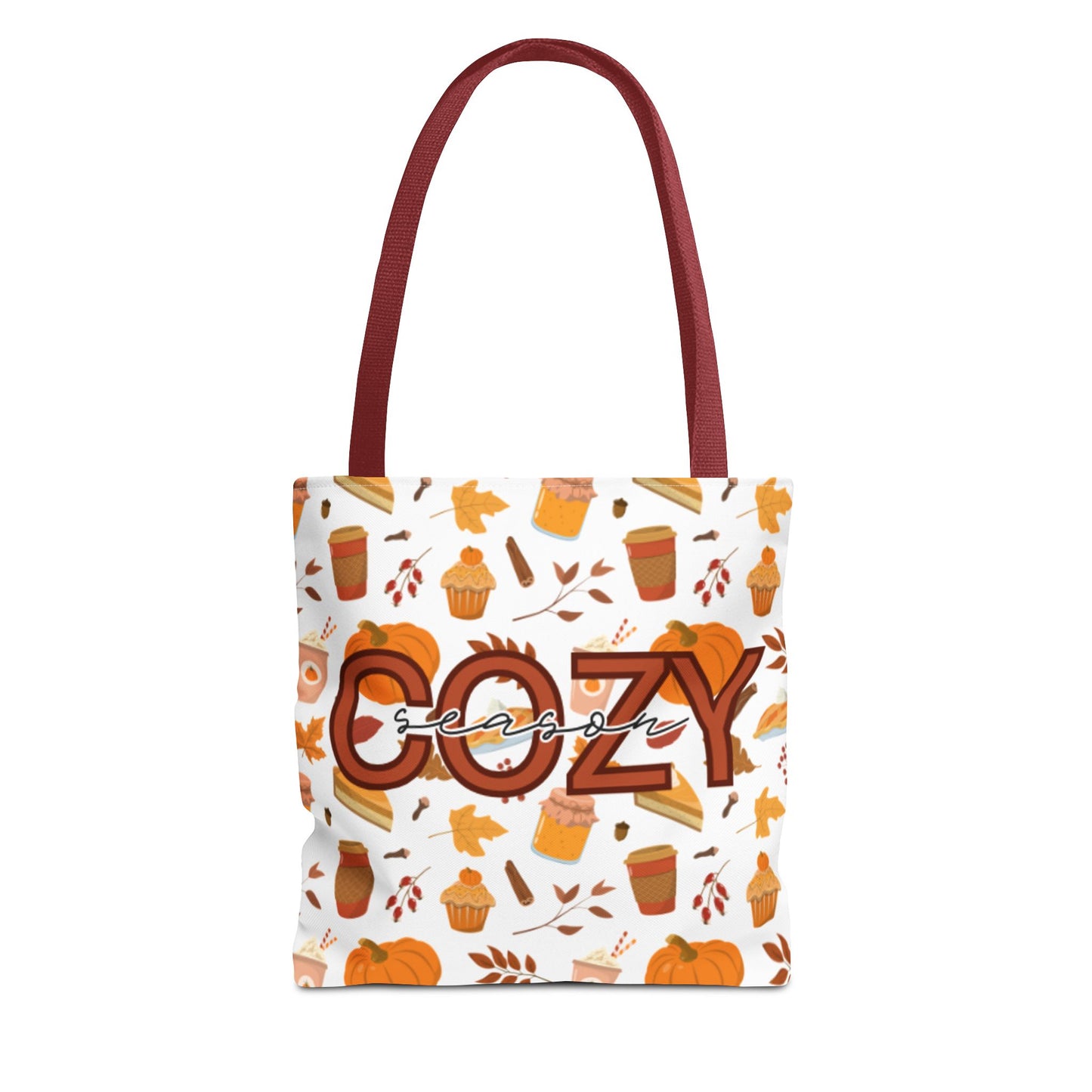 Cozy Season Tote Bag, Fall Tote, Autumn Bag, Halloween Shopping Bag, Seasonal Gift, Eco-Friendly Tote