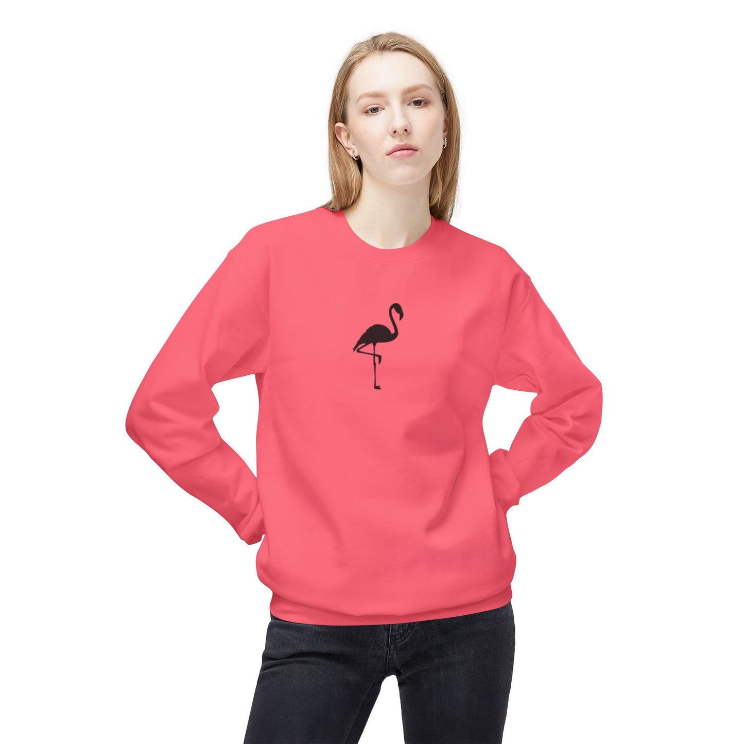 Stylish Flamingo Crewneck Sweatshirt, Cozy Unisex Fleece Top, Casual Wear, Perfect Gift for Bird Lovers, Summer Vibe Apparel, Trendy [...]