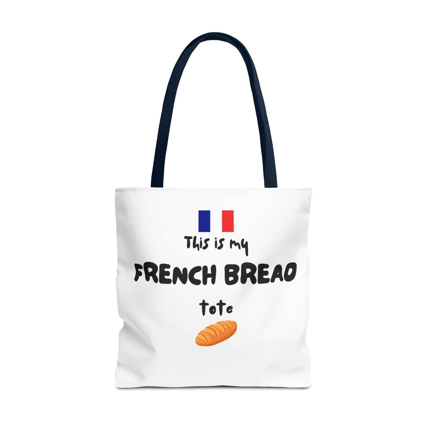 French Bread Tote Bag - Perfect for International Flight Crews, Fun Grocery Bag, Market Tote, Shopping Bag, Gift for Bakers, Bread Lovers, French Culture