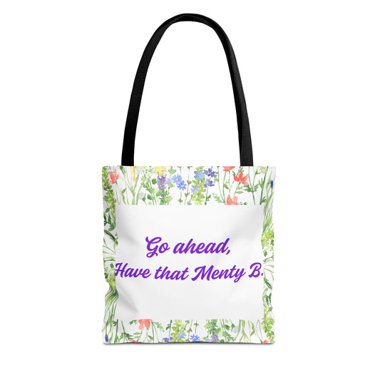 Floral Motivational Tote Bag, Inspirational Gift, Shopping Bag, Eco-Friendly, Spring Style, Unique Tote for Everyday Use