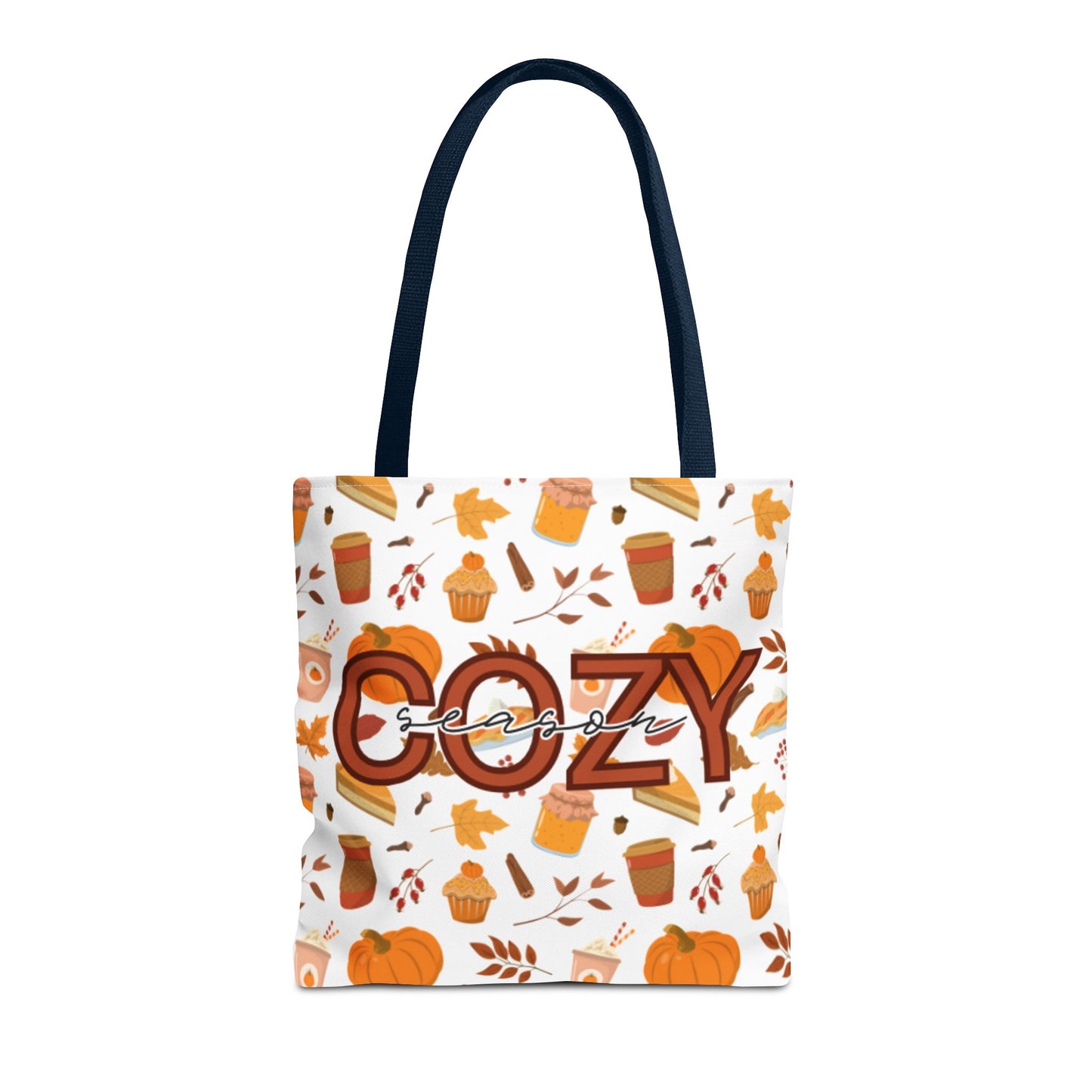 Cozy Season Tote Bag, Fall Tote, Autumn Bag, Halloween Shopping Bag, Seasonal Gift, Eco-Friendly Tote