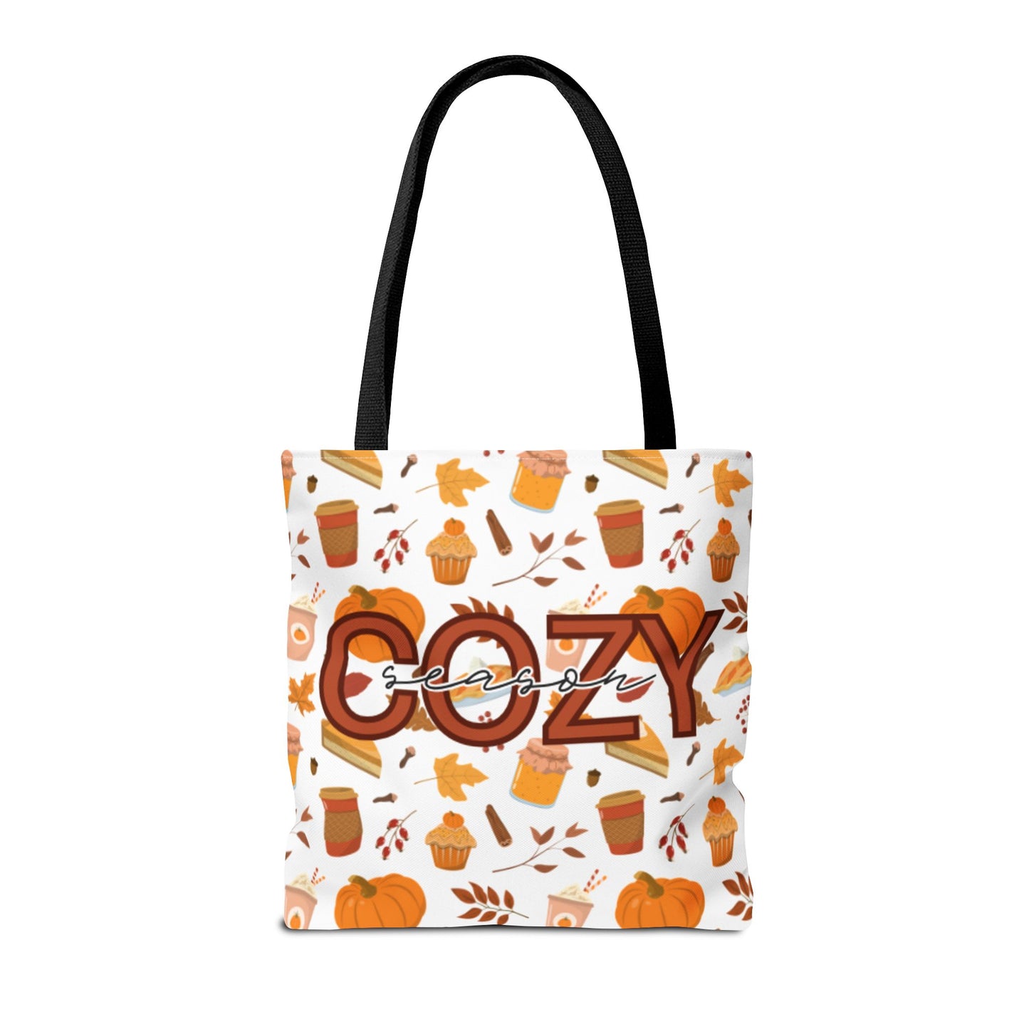 Cozy Season Tote Bag, Fall Tote, Autumn Bag, Halloween Shopping Bag, Seasonal Gift, Eco-Friendly Tote