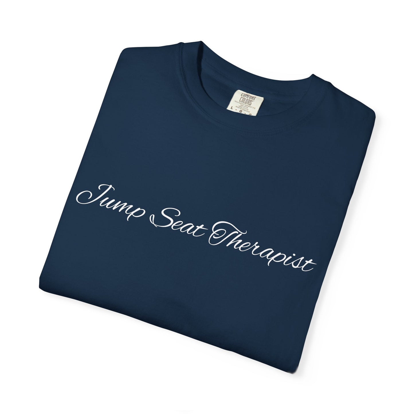 Jump Seat Therapist T-Shirt- Funny Flight Attendant Tee, Cabin Crew Life Shirt, Sarcastic Aviation Gift for Airline Workers