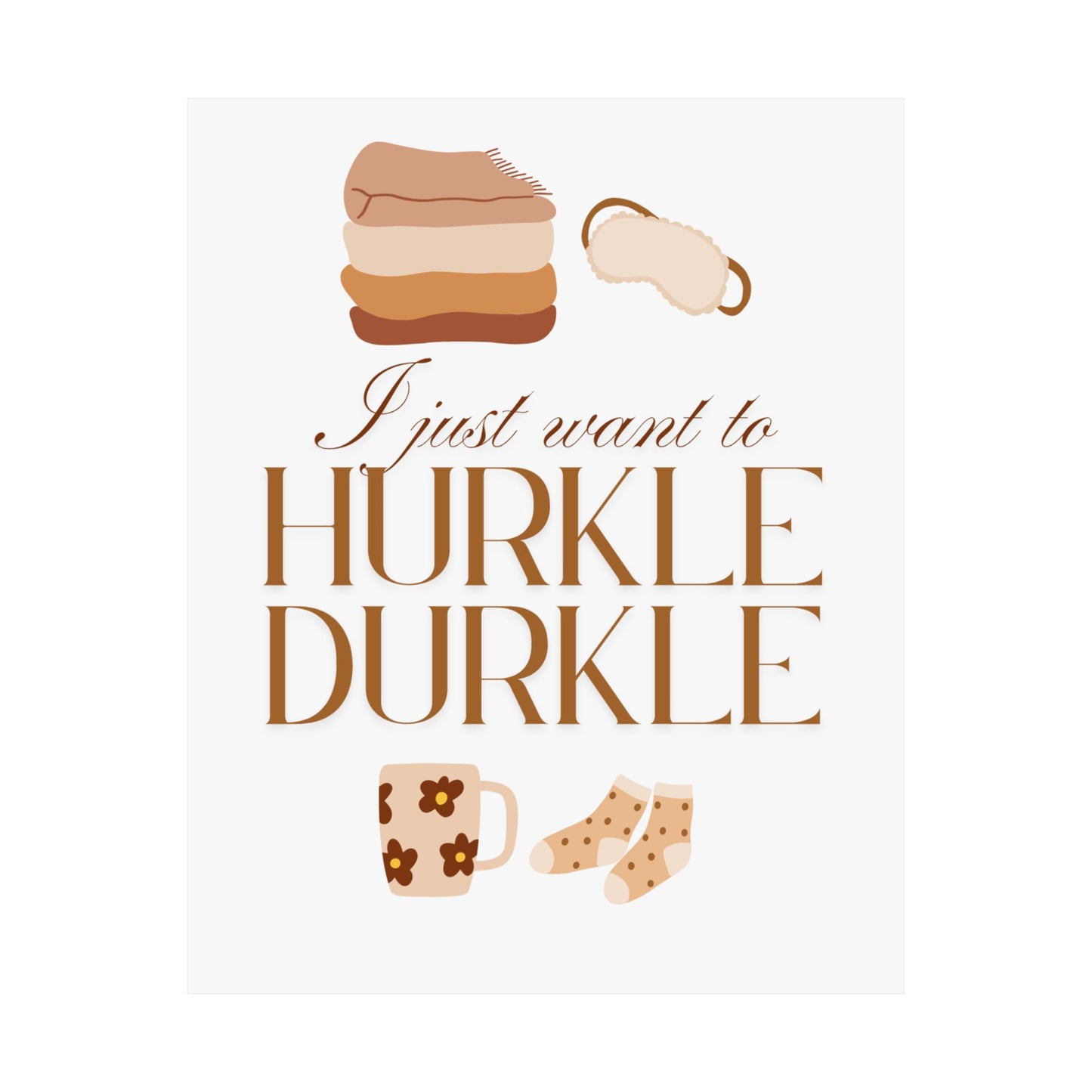 Cozy Vertical Posters for Home Décor, Ideal for Relaxation, Gift for Sleep Lovers, Bedroom Wall Art, Funny Quotes Prints