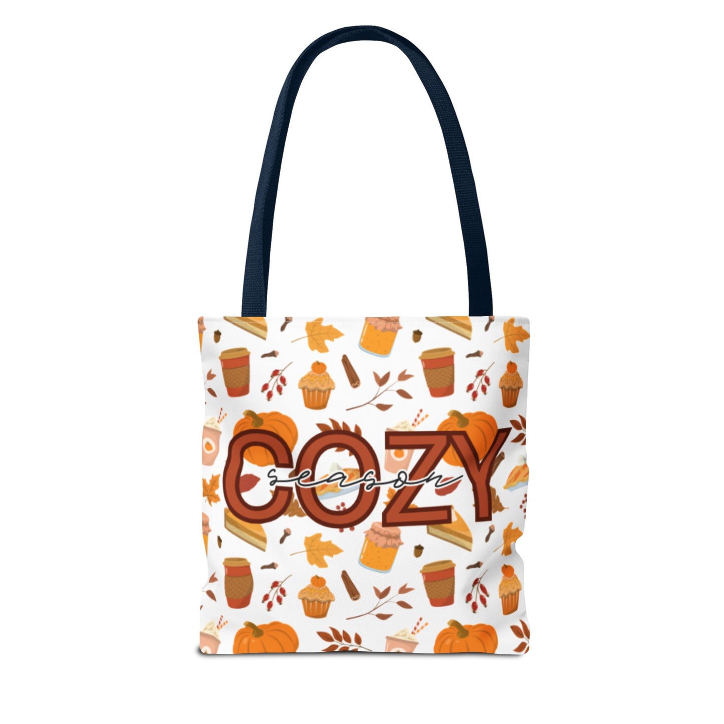 Cozy Season Tote Bag, Fall Tote, Autumn Bag, Halloween Shopping Bag, Seasonal Gift, Eco-Friendly Tote