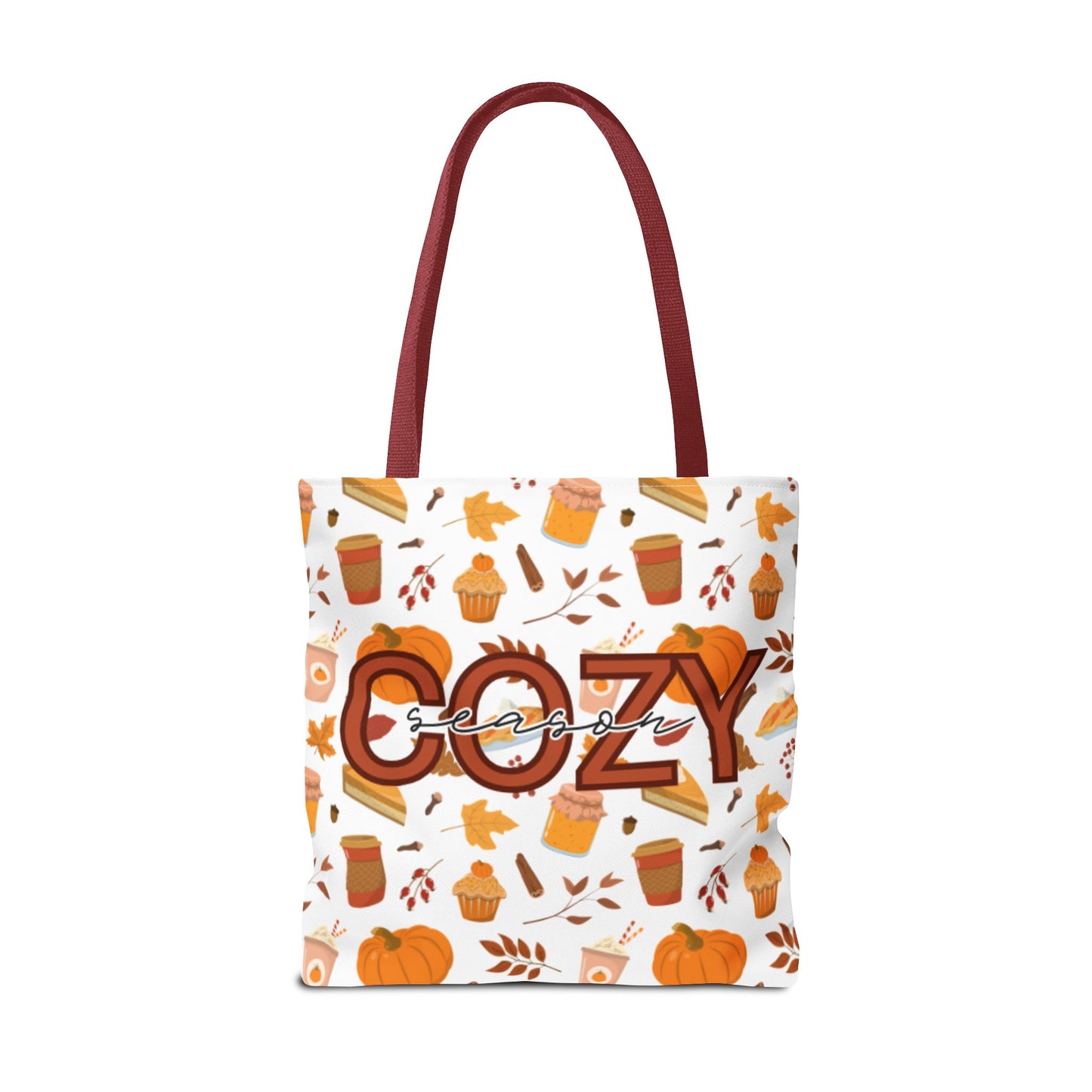 Cozy Season Tote Bag, Fall Tote, Autumn Bag, Halloween Shopping Bag, Seasonal Gift, Eco-Friendly Tote