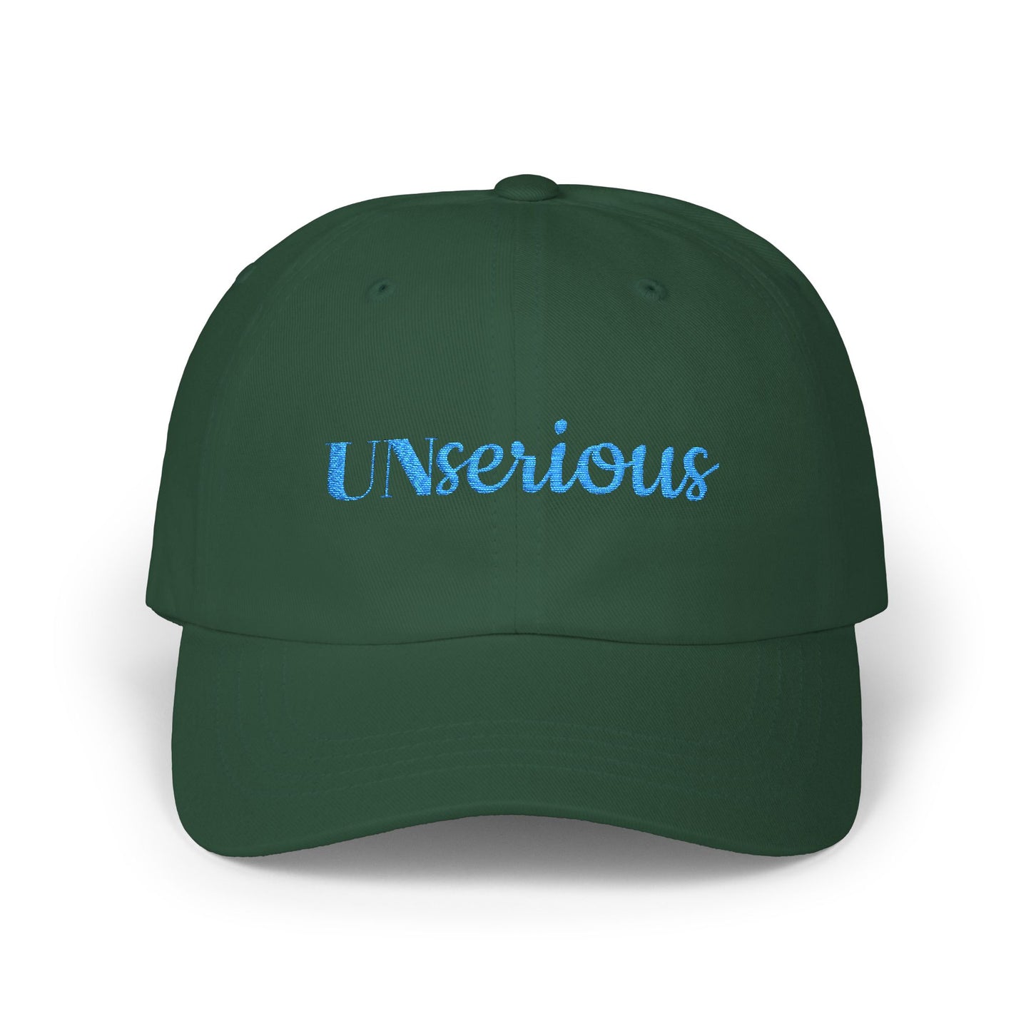 Unserious Classic Dad Cap, Casual Hat, Perfect Gift for every Unserious Human, Trendy Headwear, Everyday Accessory, Summer Essential