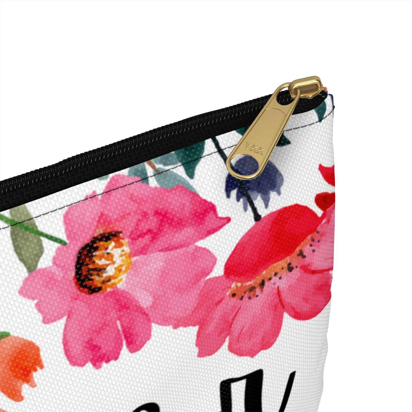 Floral Thank God for Antidepressants Accessory Pouch | Mental Health Awareness, Gift for Friends, Self-Care Pouch, Motivational Bag