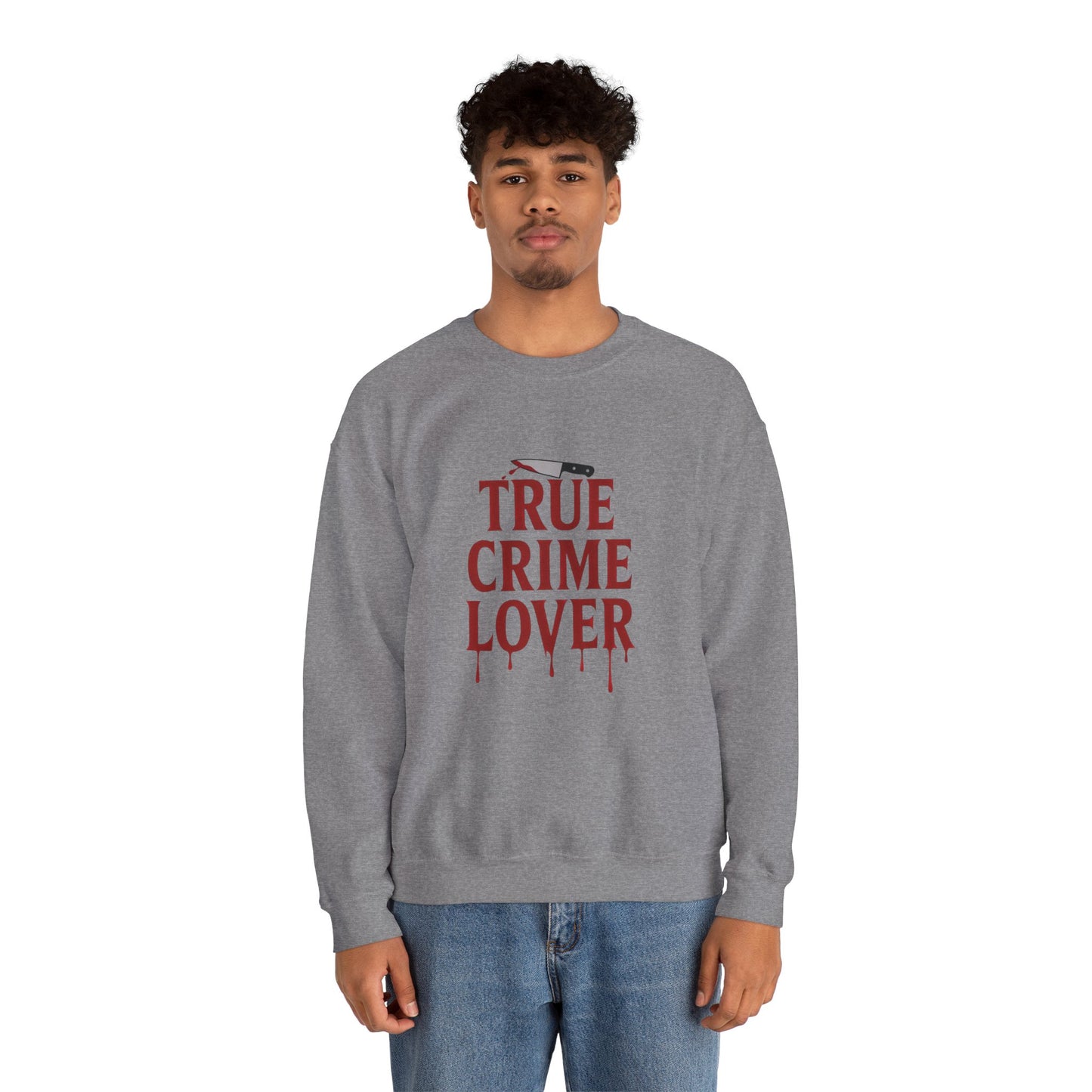 True Crime Lover Sweatshirt- Cozy Murder Show Crewneck, Funny Gift for Crime Junkies, Podcast Bingers & Sleuth Queens