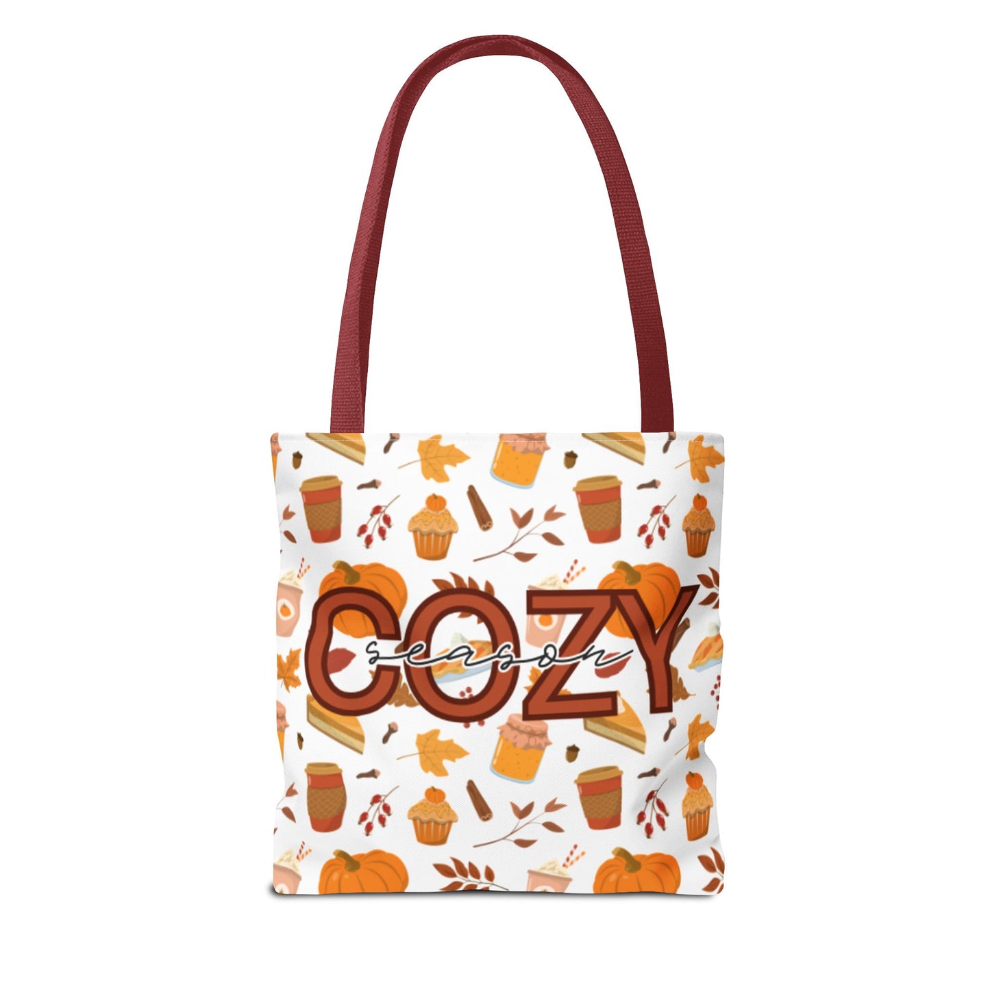 Cozy Season Tote Bag, Fall Tote, Autumn Bag, Halloween Shopping Bag, Seasonal Gift, Eco-Friendly Tote