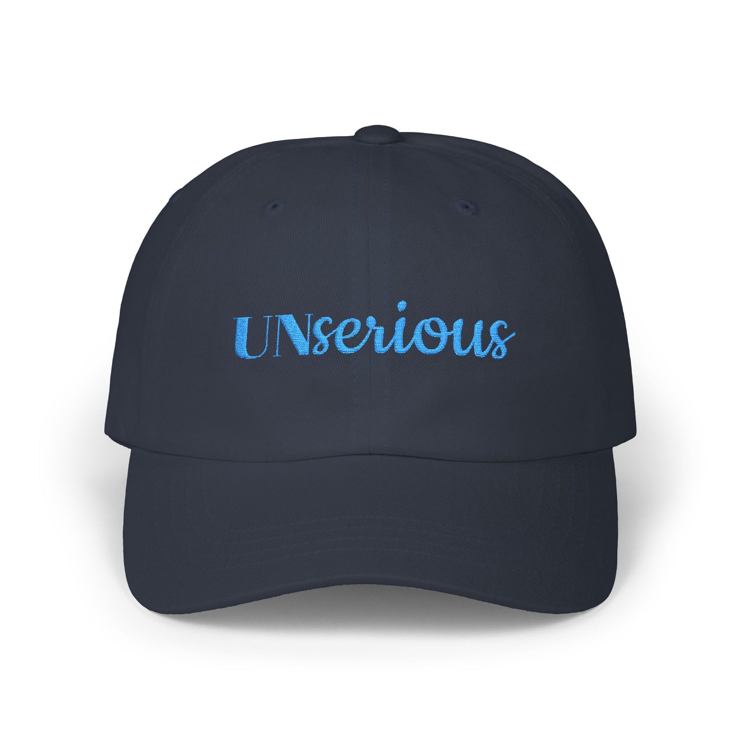 Unserious Classic Dad Cap, Casual Hat, Perfect Gift for every Unserious Human, Trendy Headwear, Everyday Accessory, Summer Essential
